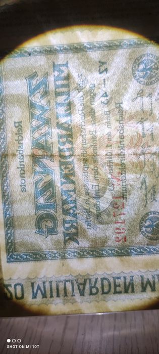 Germany -Weimar Republic 20 Miliarden Mark 1923