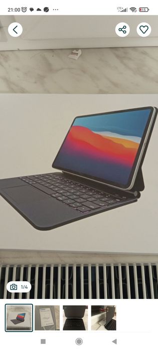 Klawiatura Magic Keyboard do iPad Pro 11 / Air 4/5/6 | Etui Magnetyczn