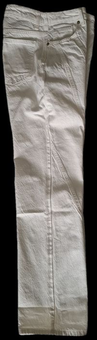 Spodnie jeans ZARA białe r. S