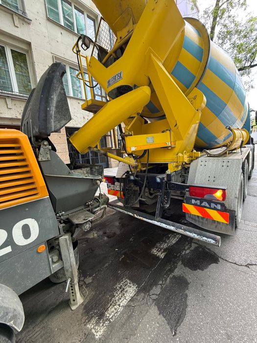 Stacjonarna pompa do betonu. Pompowanie w trudno dostepnych miejscach