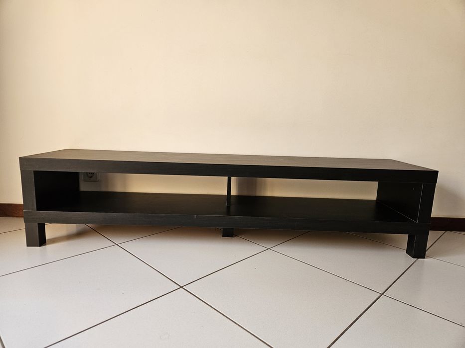 Móvel de TV preto 160x35x36