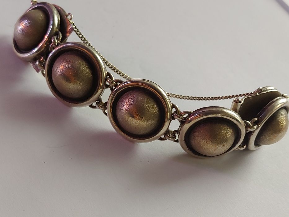 Stara srebrna bransoletka srebro bransoleta rękodzieło