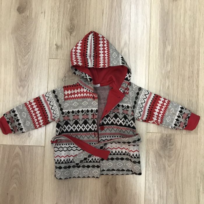 Komplet wiosenny sukienka kardigan sukienka r. 86/92