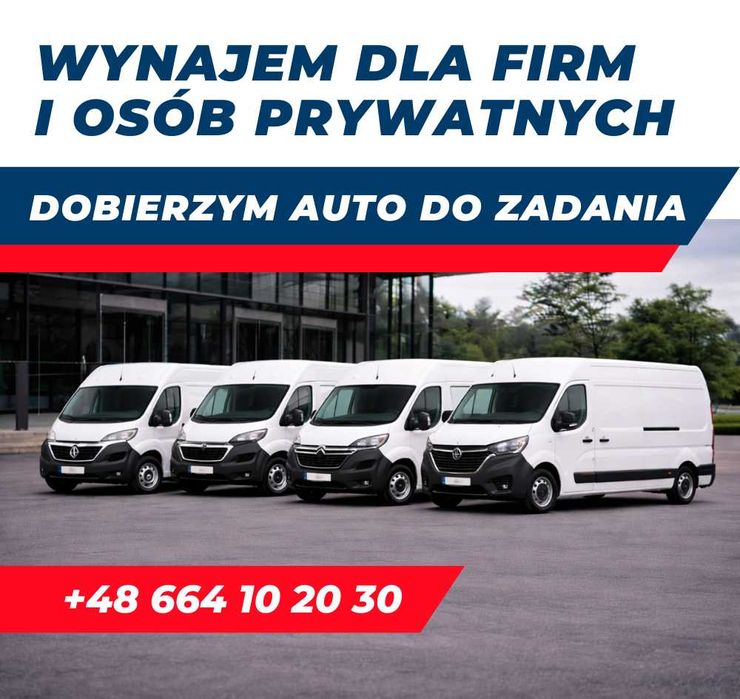 Wypożyczalnia, Wynajem Samochodów Dostawczych I Specjalistycznych  – Już Od 97 Zł / Doba