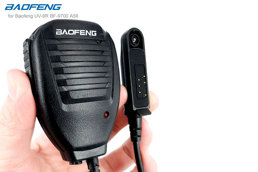 PTT microfone alto-falante original Baofeng waterproof  9R