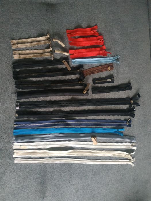 Лот для рукоділля, зіпери, застібки, блискавки