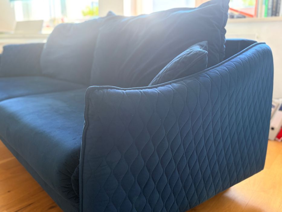Sofa rozkładana duże poduszki