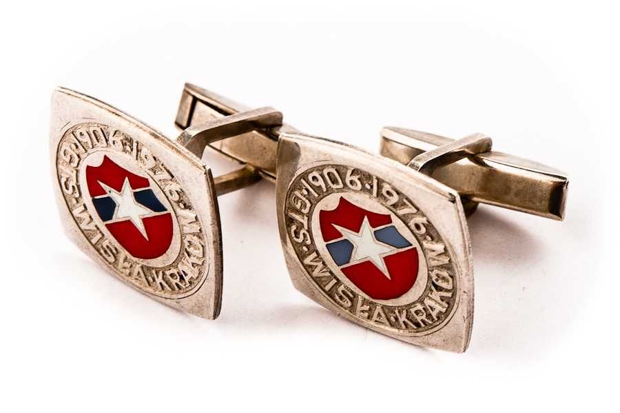 Spinki do Koszuli - 13,19g - 70 lat GTS Wisła Kraków - IMAGO ARTIS