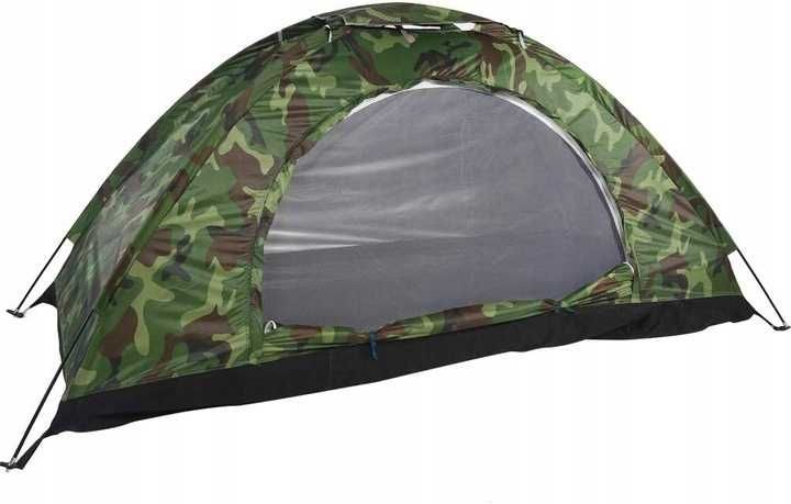 Namiot Kempingowy MAGT Osobowy 200x100x100cm Kamuflaż Wodoszczelny