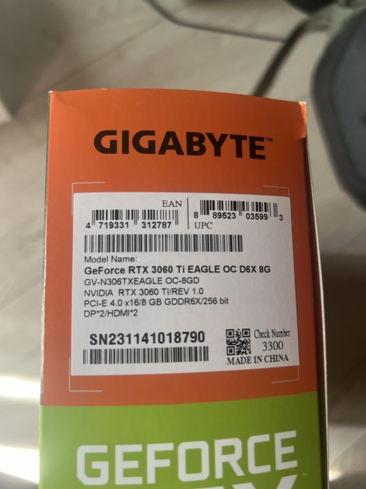 GeForce RTX 3060 Ti 8GB