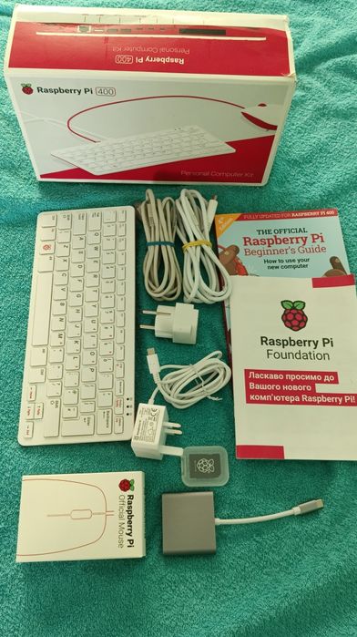 Мікрокомп'ютер Raspberry Pi 400 Personal Computer Kit UK б/в