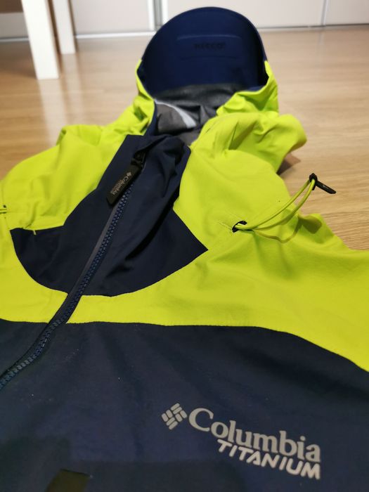 Kurtka narciarska turystyczna hardshell 3l columbia titanium peak purs