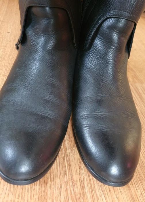 Сапоги из натуральной кожи