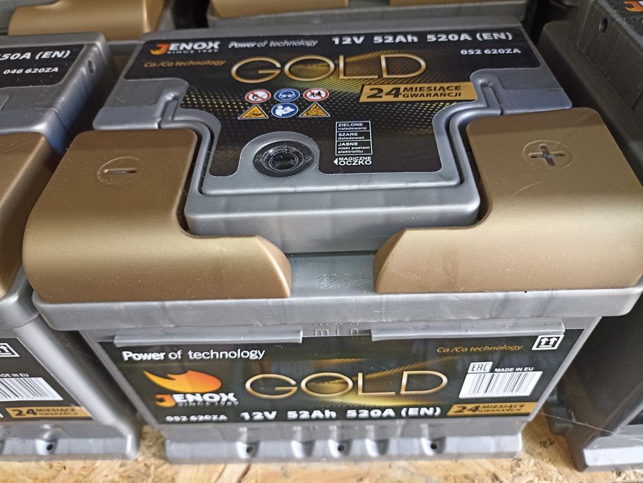 Akumulator 12V 52Ah 520A JENOX GOLD