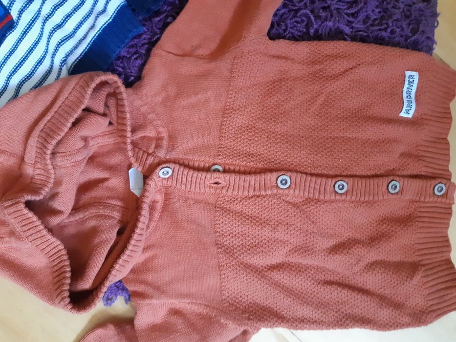 chłopiec r. 86 -  sweterek i sweter rozpinany