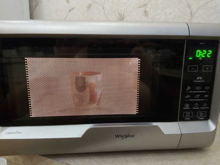 Продам микроволновую печь Whirlpool MWD 121 SL в рабочем состоянии