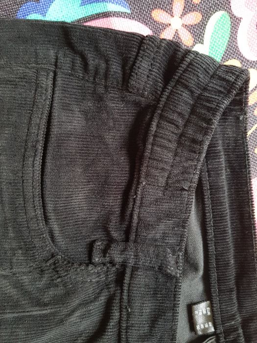 Sztruksy damskie czarne rozm. 44