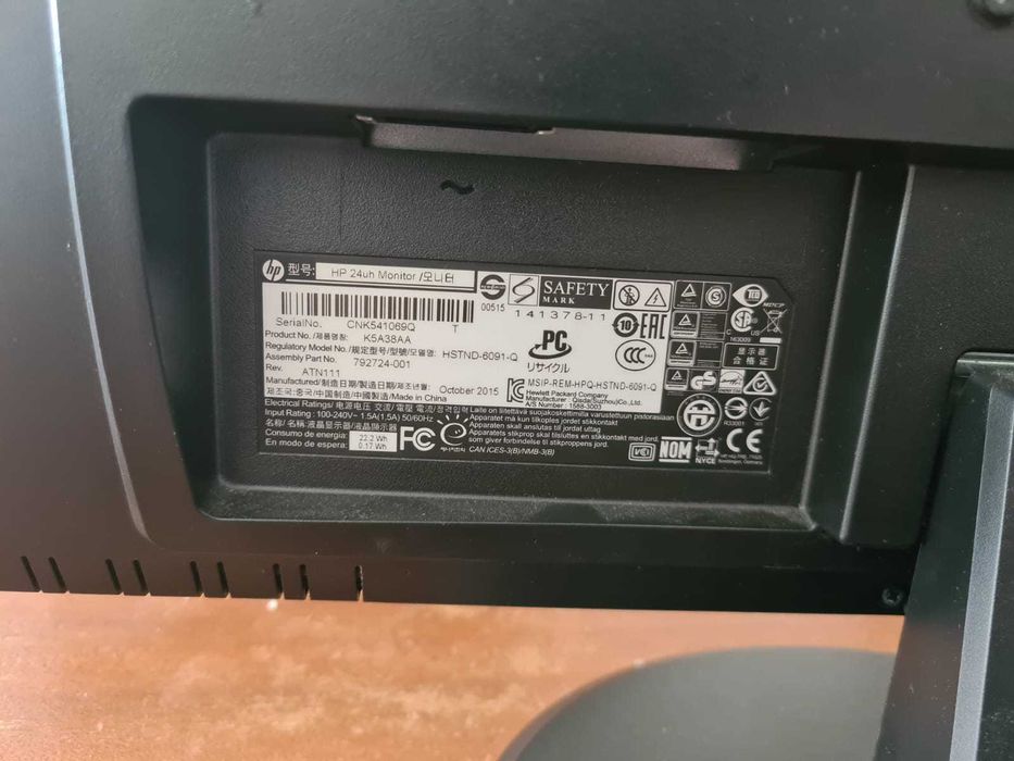 Monitor HP  24''