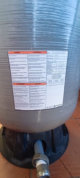 Depósito  autoclave de fibra com membrana