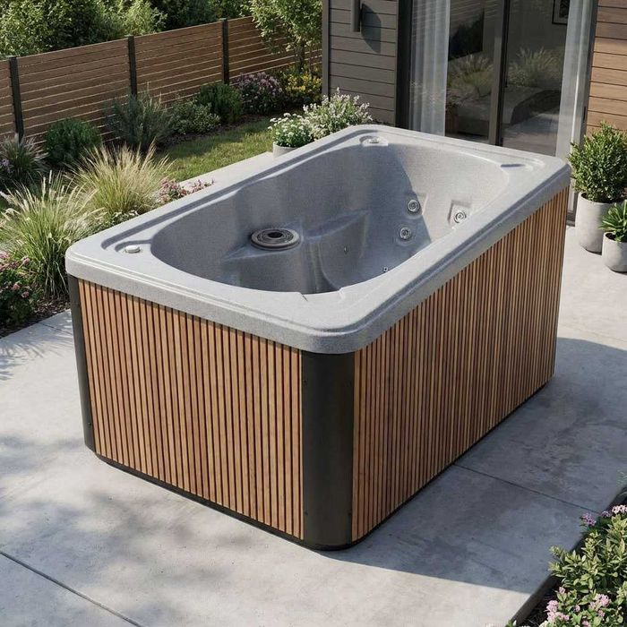 Jacuzzi ogrodowe luksusowa wanna spa DUO dwuosobowa hydromasaż pompa ciepła