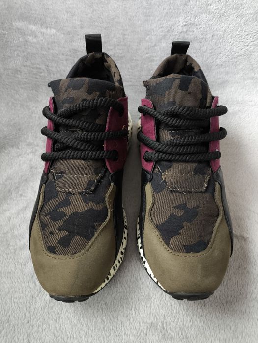 Sneakersy Steve Madden JCLIFF rozmiar 33 Oliwkowe stan bardzo dobry