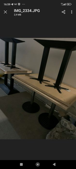 Столи, барні стільці, тримачі паперу, йоршики