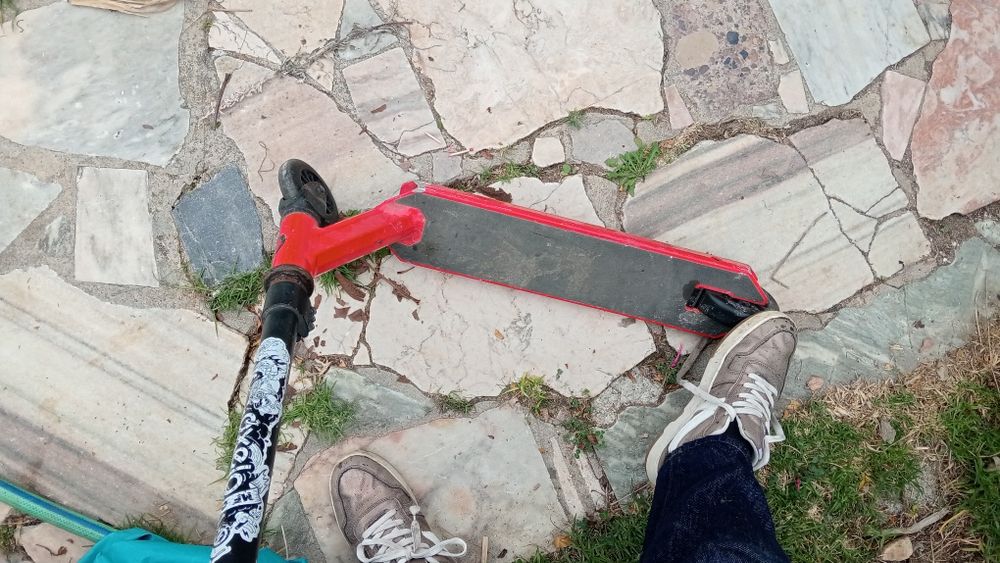 Trotinete freestyle para saltos