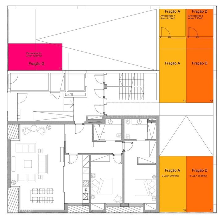 Apartamento T2 NOVO, com terraço - Empreendimento Paiva Couceiro Resid