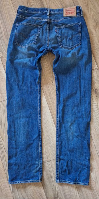 Jeansy Męskie Levi's 501 – W33 L34 – Proste Nogawki