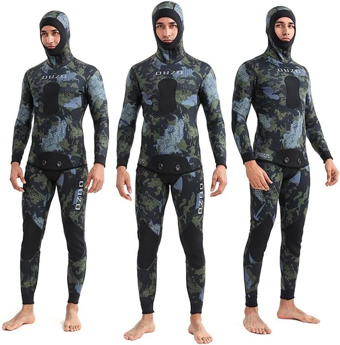 Fato de neoprene de 5 mm para pesca submarina
