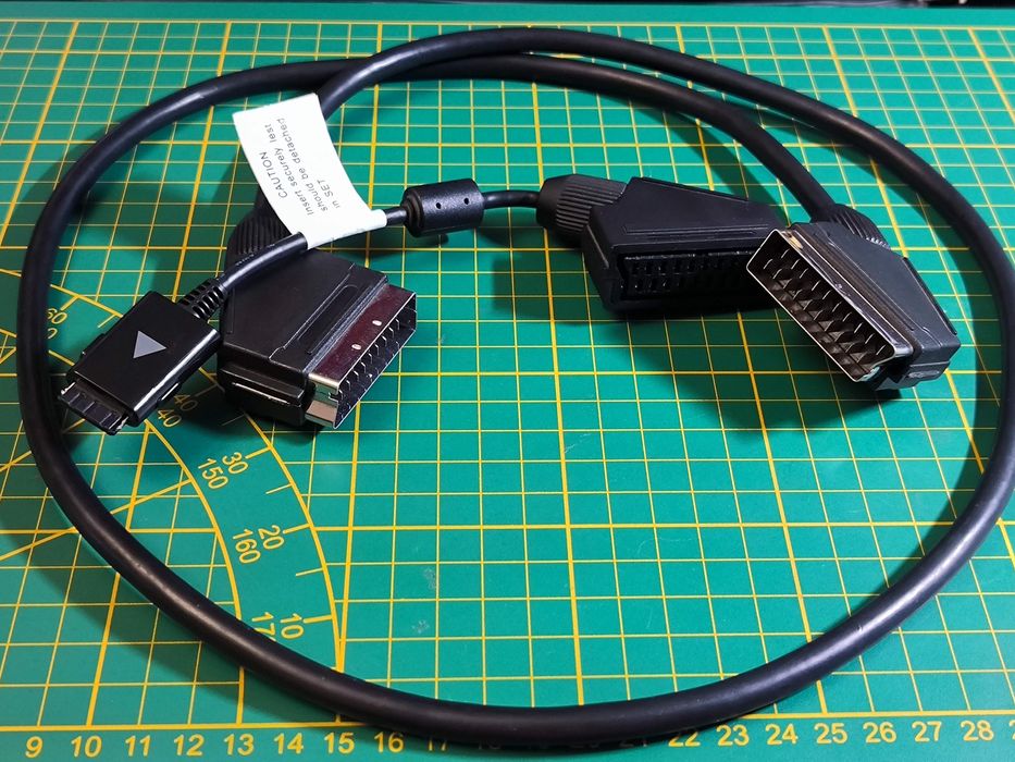 Kabel SCART i przejściówka Samsung