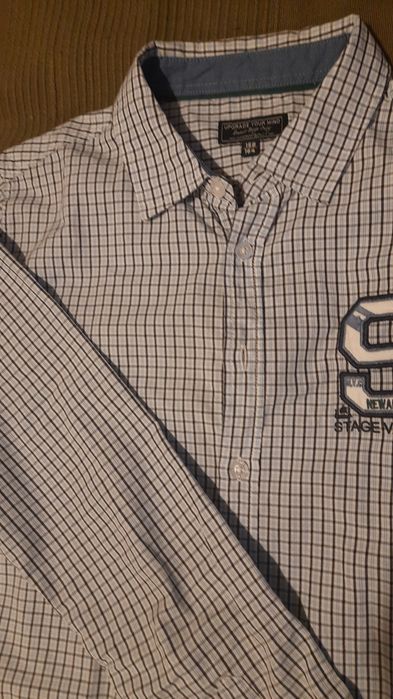 Koszula chłopięca rozmiar 158/160 kratka
