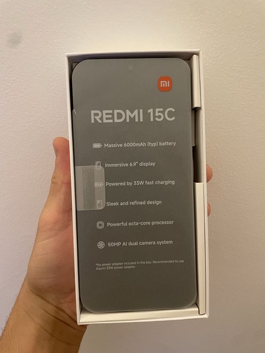 Xiaomi Redmi 15C 5G 128GB NOVO SELADO — 6000mAh / 120Hz / NFC