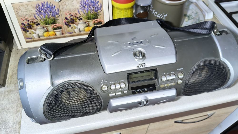 JVC Kaboom RV-B55GY boombox бумбокс кабум