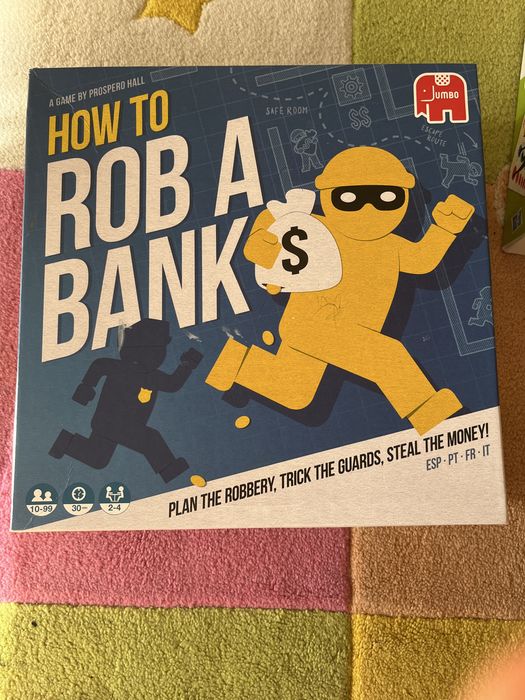 Jogo de tabuleiro - How to rob a bank