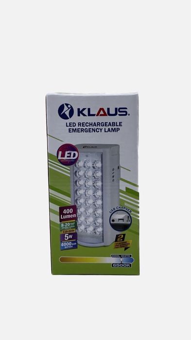Klaus 24 led Power Bank Лампа Акумуляторна світлодіодна лампа фонарь