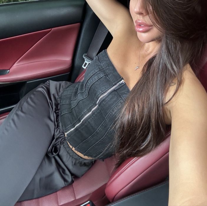Джинсовий корсет Zara