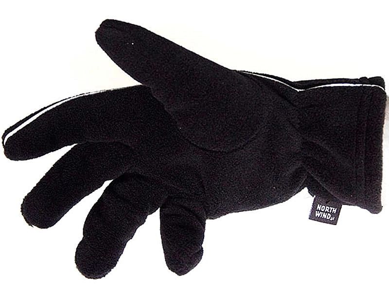 Rękawiczki polarowe North Wind czarne (M)