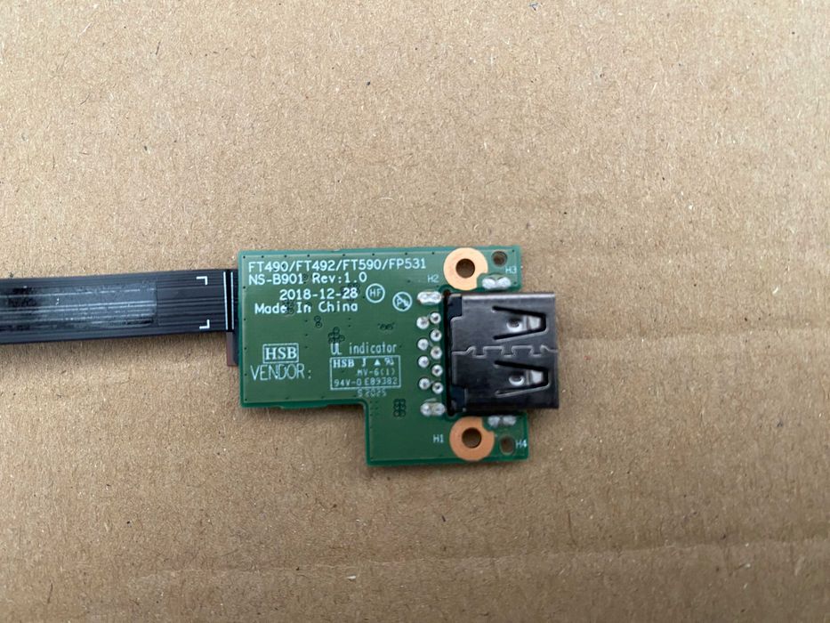 Placa Porta USB Lenovo ThinkPad T490