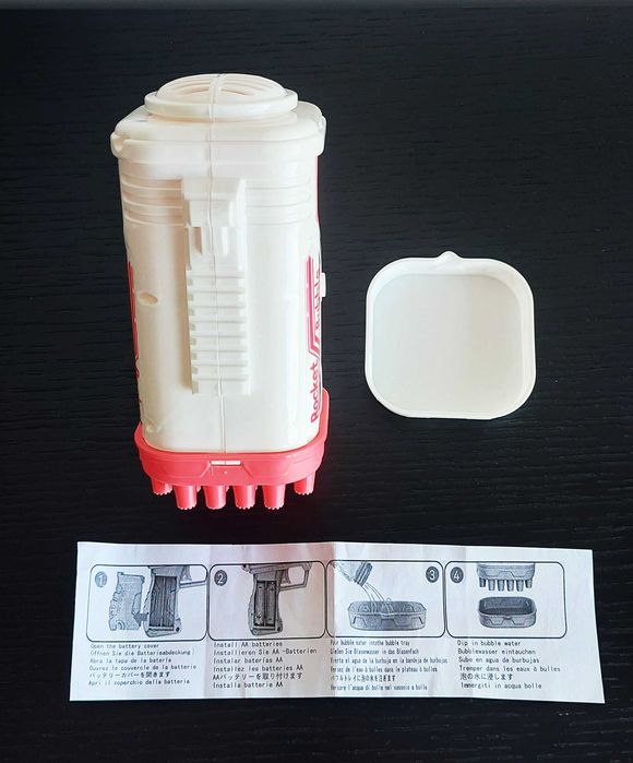 Pistola de bolhas de sabão