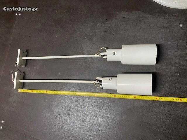 Conjunto 2 Candeeiros de exterior moderno em aço