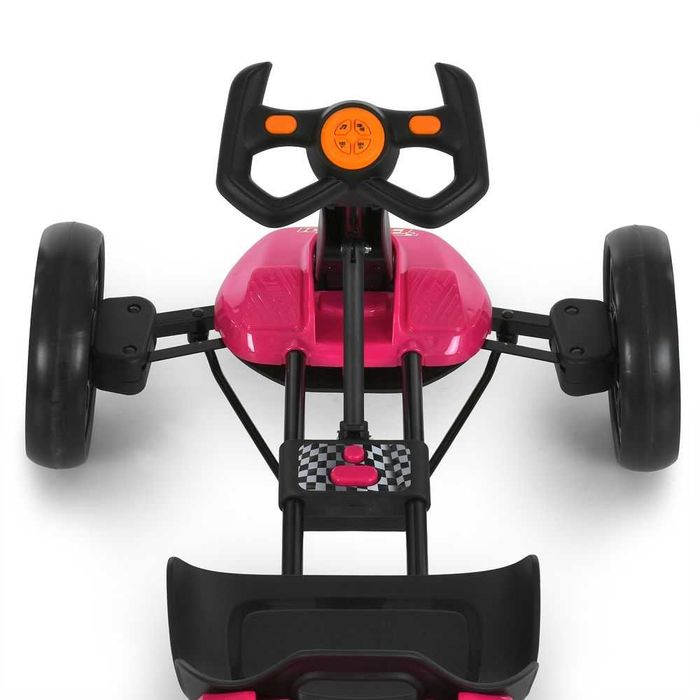 Дитячий електро карт картинг Bambi Пульт,світло,музика,складний до30кг