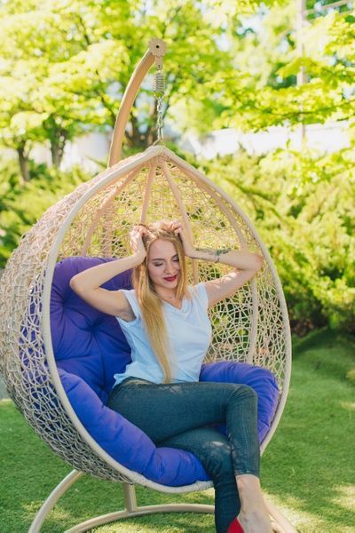 Подвесное кресло Kreslorotang Кресло кокон из ротанга