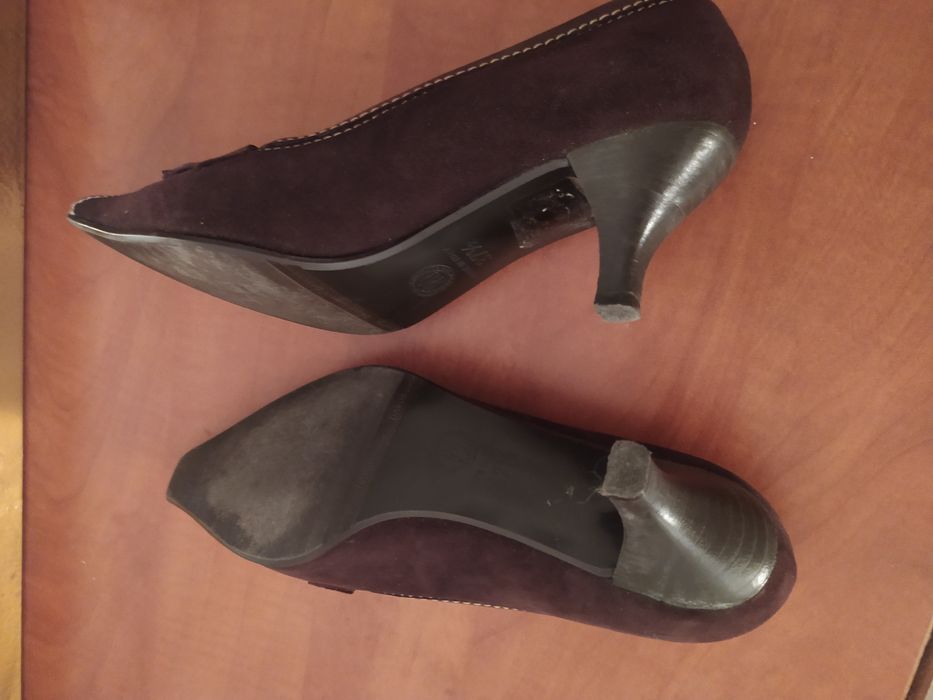 Sapatos italianos pele castanha