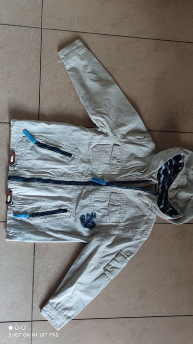 Kurtka wiatrówka Smyk lato wiosna styl marynarski