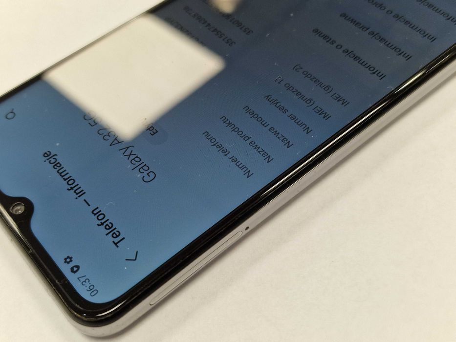 Samsung Galaxy A32 5G Dual SIM/ 4GB/ 64GB/ White/ wadliwy wyświetlacz