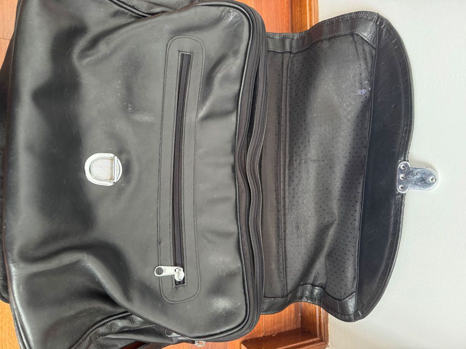 Bolsa executiva masculina de couro
