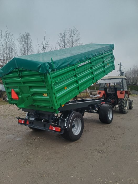 Przyczepa wywrotka 8 ton na 3 strony niemka pronar hw 80 d55