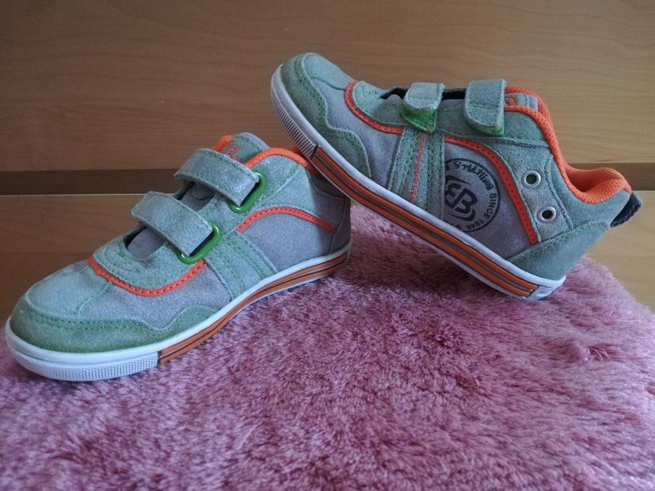 Trampki dziecięce BRUTTING SPORT roz. 28 adidasy, skóra naturalna