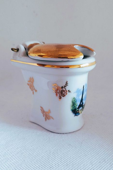 Musztardniczka porcelanowa Francja Limoges